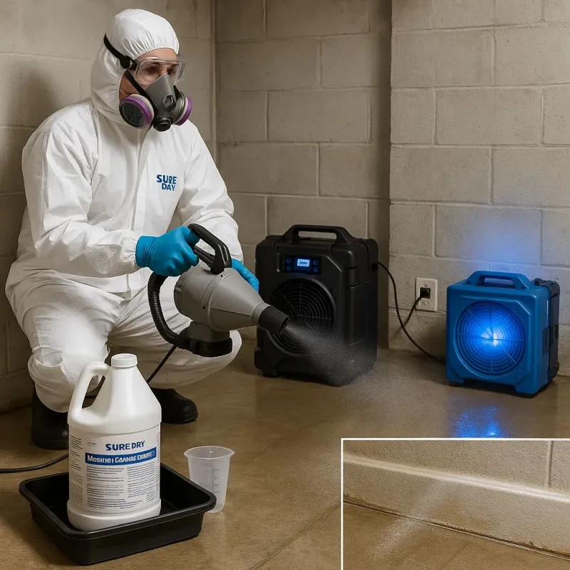 Sanitization and Odor Removal process in Delaware County, PA