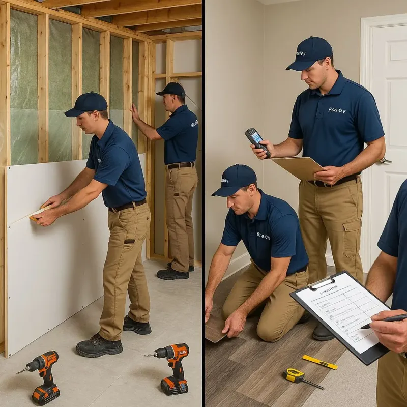 Repairs and Reconstruction process in Delaware County, PA